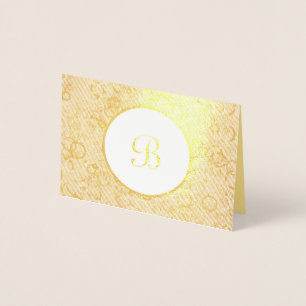 Circle Starburst Foil Card Folierat Kort