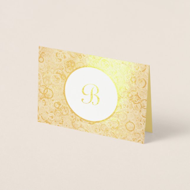 Circle Starburst Foil Card Folierat Kort (Framsida)