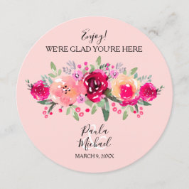 CIRCLE TACK DU CARD Bröllop eller Rehearsal Dinner Inbjudningar