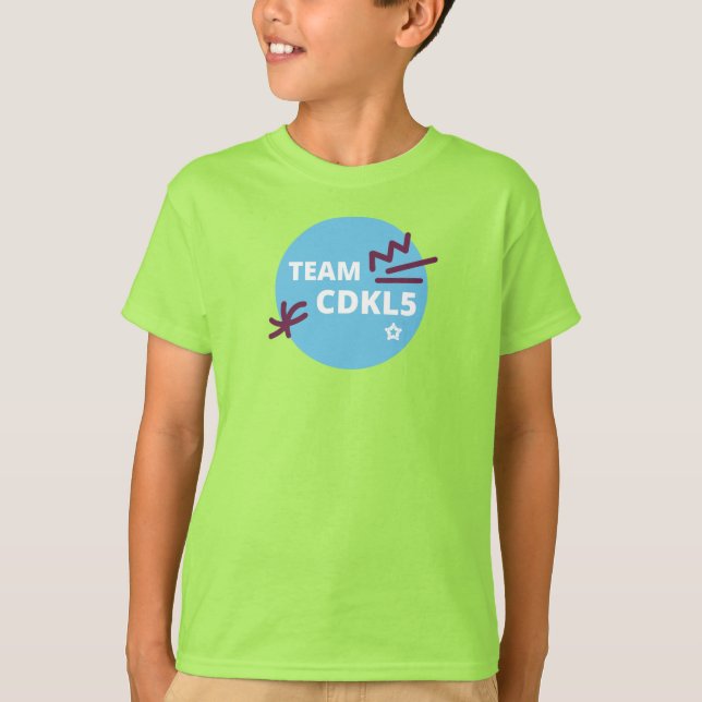 Circle Team CDKL5 T Shirt (Framsida)