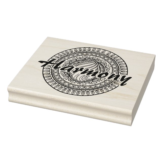 Circle Tribal Doodle Stämpel (Stämpel)