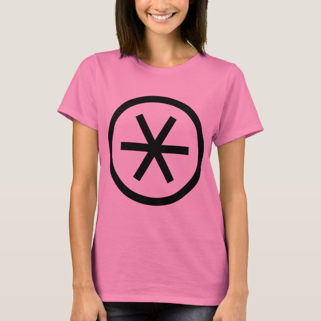 Circled Asterisk Tee (Framsida)
