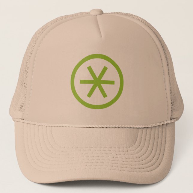 Circled Asterisk Truckerkeps (Framsida)