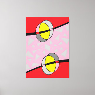 Circled Back Scrum Design II Canvastryck