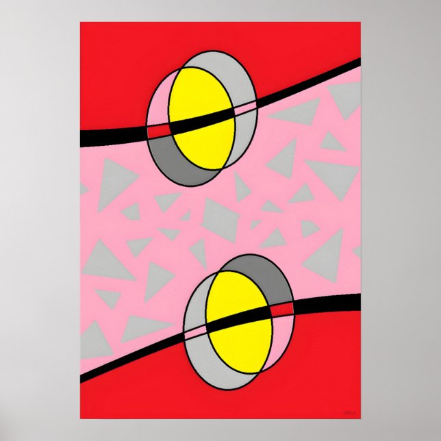 Circled Back Scrum Design II Poster (Framsidan)