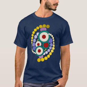 Circles-Abstrakten T Shirt