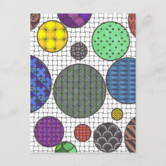 Circles Alight vycard Vykort