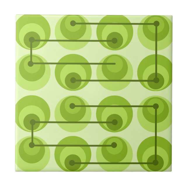 Circles Chartreuse i mitten Kakelplatta (Framsidan)