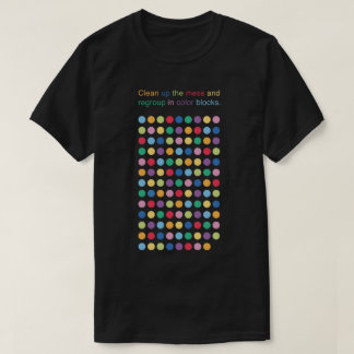 Circles Färg Grid Game T Shirt