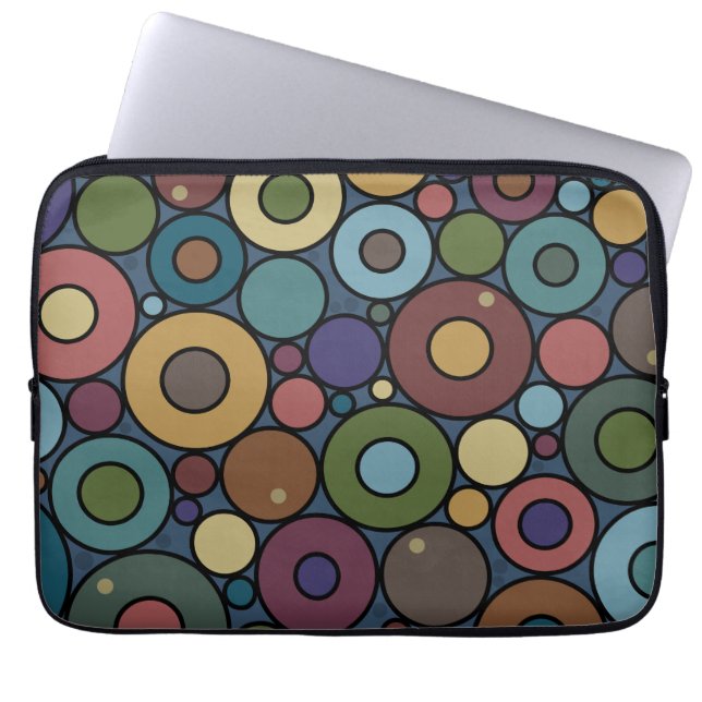Circles laptop sleeve (Framsidan)