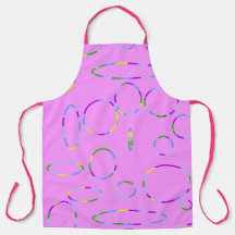 Circles Loops Modern Rosa Magenta