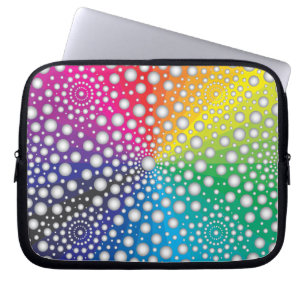 Circles Mandala 2 Laptop Fodral