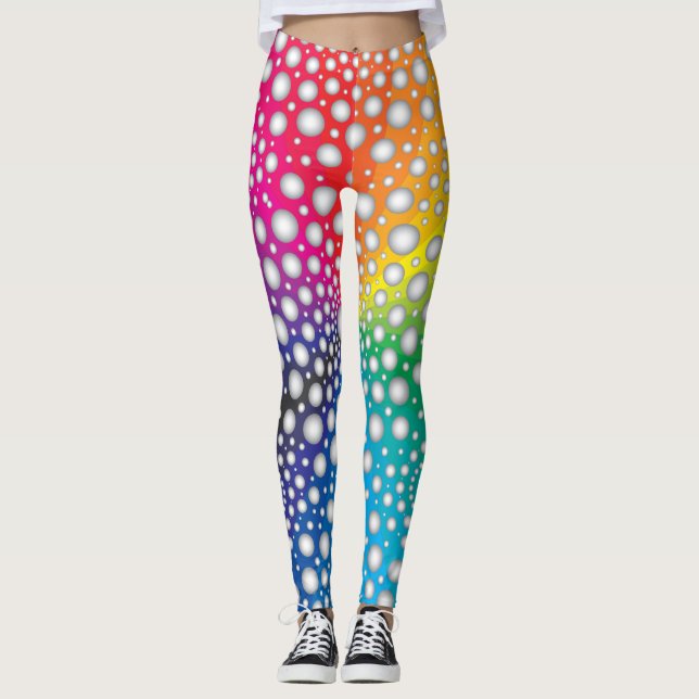 Circles Mandala 2 Leggings (Framsida)