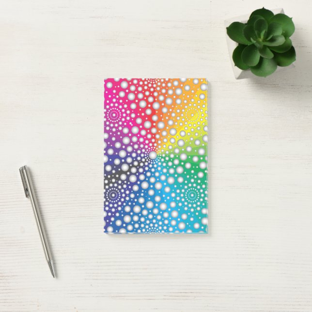 Circles Mandala 2 Post-it Block (Kontor)