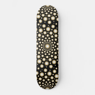 Circles Mandala Mini Skateboard Bräda 18,5 Cm