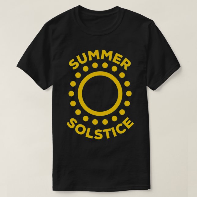 Circles Sol Summer Solstice T Shirt (Design framsida)