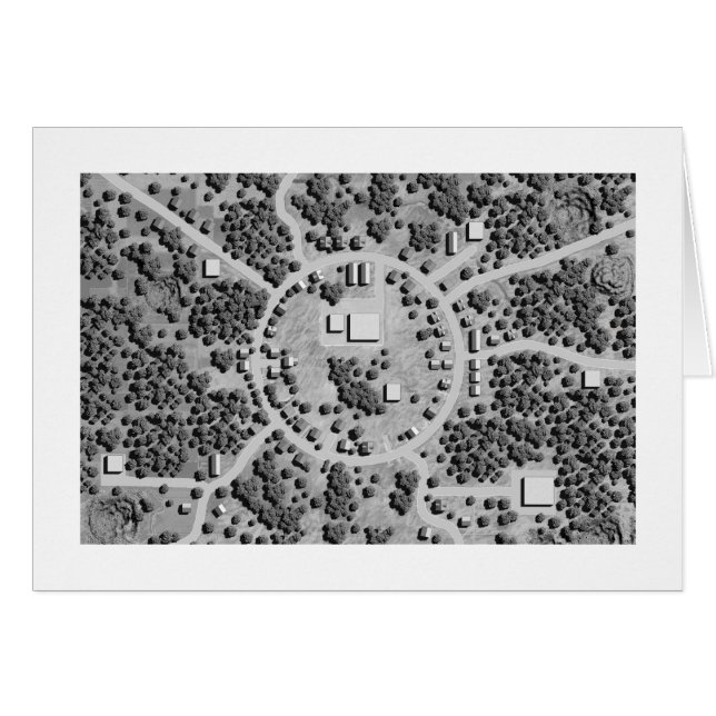 Circleville (gränsad) hälsningskort (Framsidan Horizontal)