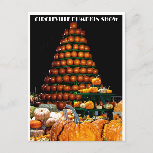 Circleville Pumpkin Show Postcard Vykort (Framsida)