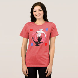 Circling Swans Love Conquers All Romantic Art T Shirt