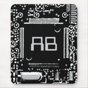 Circuit Black and White 2 monogram munspad Musmatta