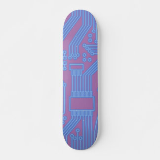 Circuit Board Blue Mini Skateboard Bräda 18,5 Cm