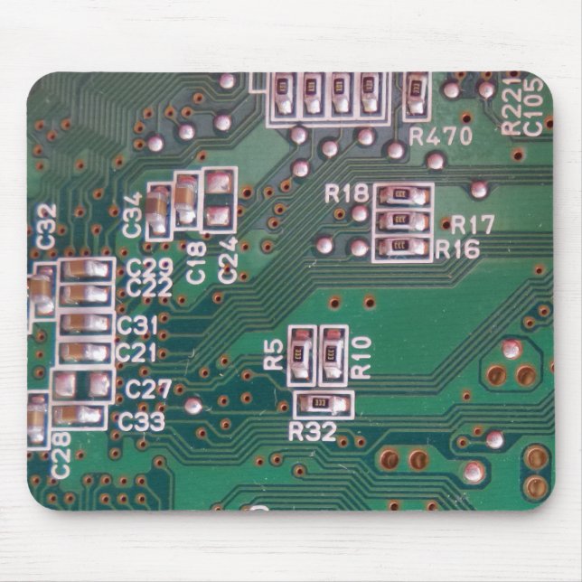Circuit Board Mousepad Musmatta (Framsidan)