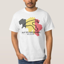 Circuit Francorchamps För Formel 1 fans T-Shirt