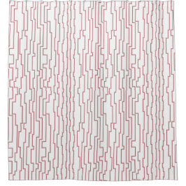 Circuit Linjer Shower Curtain