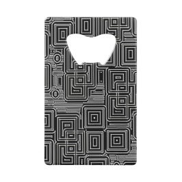 Circuit Maze Flaska-öppnare Kreditkort Flasköppnare