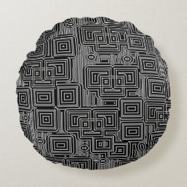 Circuit Maze Rund Kudde