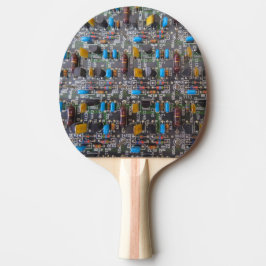 Circuit Ping Pong Paddle, Red Rubber Back Pingisracket