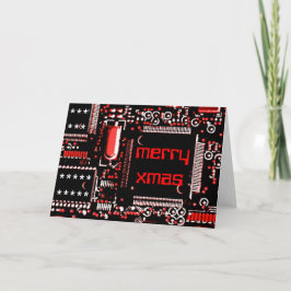 Circuit Red 2 'God jul hälsning kort