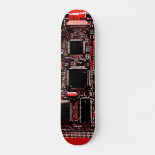 Circuit Red 2-skateboard Skateboard Bräda 21,5 Cm