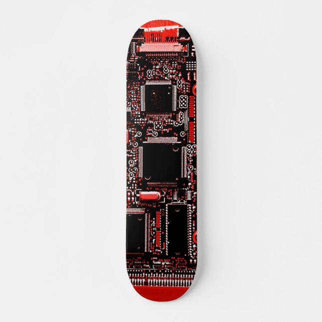 Circuit Red 2-skateboard Skateboard Bräda 21,5 Cm (Framsida)