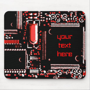 Circuit Red 2 'Your Text'-mussla Musmatta