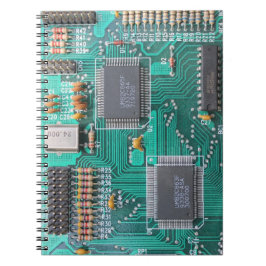 Circuit stiger ombord, anteckningsbok med spiral