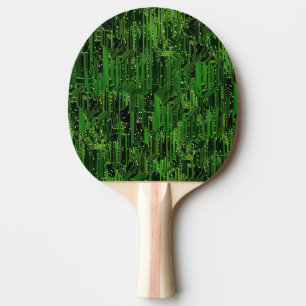 Circuit stiger ombord bakgrund pingisracket