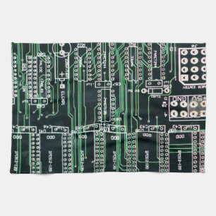 Circuit stiger ombord design kökshandduk