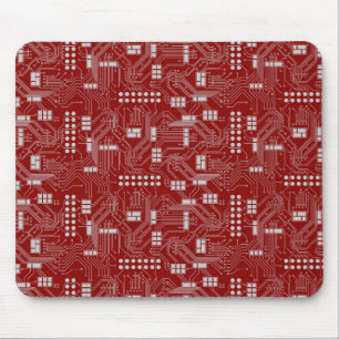 Circuit stiger ombord röd mousepad musmatta