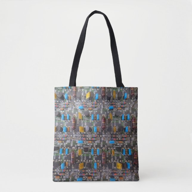 Circuit Tote Bag Tygkasse (Framsida)