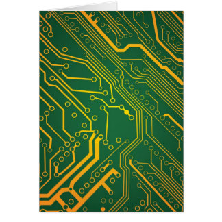 Circuitboard Hälsningskort