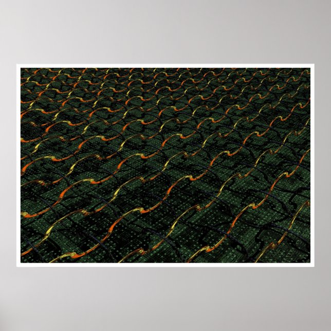CircuitBoard Weave Poster (Framsidan)