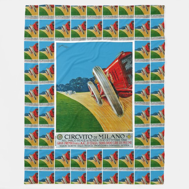 Circuito di Milano Fleecefilt (Framsidan)