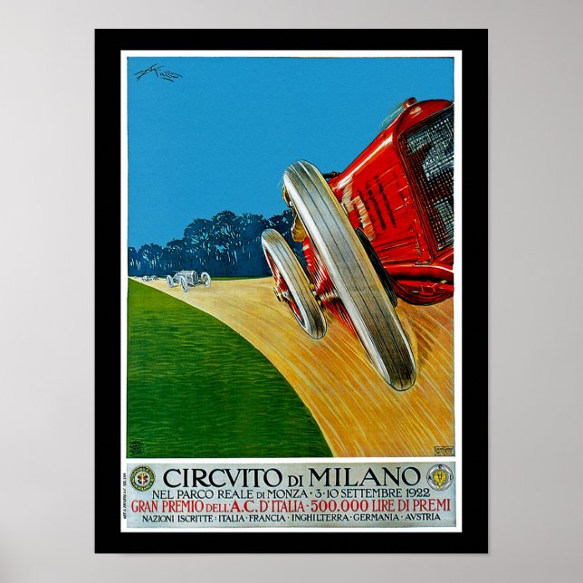Circuito Di Milano Poster (Framsidan)