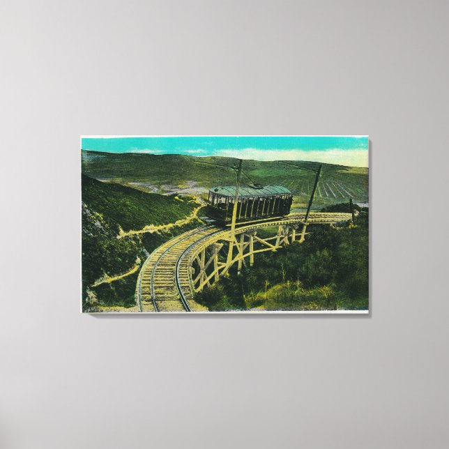 Circular Bridge, Mt. LoweMt. Lowe, CA Canvastryck (Framsida)