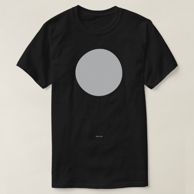 Circular Crayola BlueGray T Shirt (Design framsida)