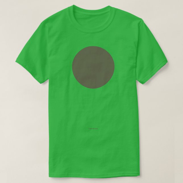 Circular Crayola Charcol Grått T Shirt (Design framsida)
