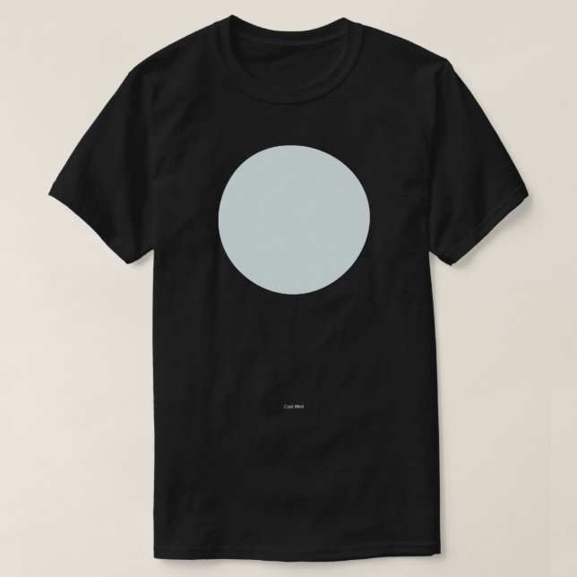 Circular Crayola Coola Mint T Shirt (Design framsida)