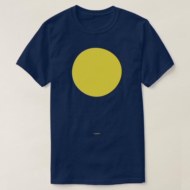 Circular Crayola Crayellow T Shirt (Design framsida)
