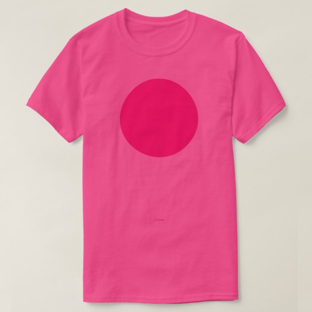Circular Crayola-gruva T Shirt (Design framsida)
